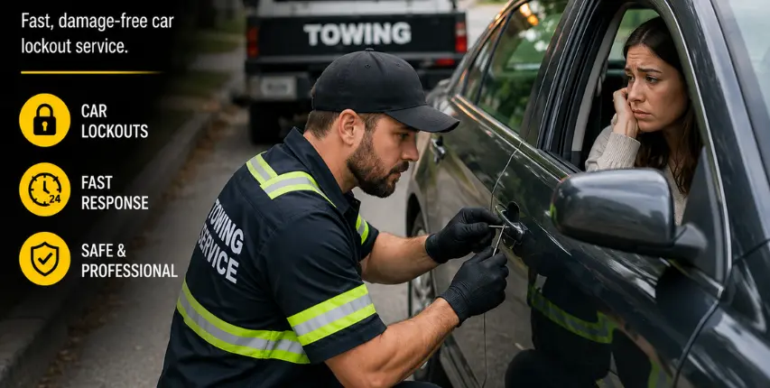 Vehicle lockout assistance service